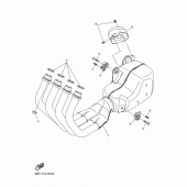 Схема вузла: Вихлопна система Yamaha XJ6 Diversion F