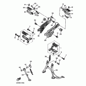 Схема узла: Support.refuse-pieds Yamaha FZX750