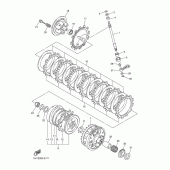 Схема вузла: Зчеплення Yamaha YZF-R1 R1
