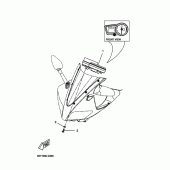 Схема узла: Панель приборов Yamaha YZF-R125