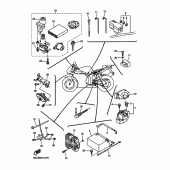 Схема вузла: Електроустаткування 2 Yamaha YZF-R6/ YZF600 R6