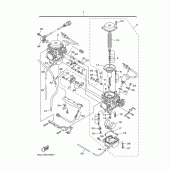Схема вузла: Карбюратор Yamaha XP500 T-MAX