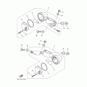 Схема узла: Поворотники Yamaha XV1700 Road Star Warrior