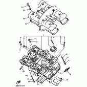 Схема узла: Головка цилиндра Yamaha XJ400 Diversion (S-TYPE)