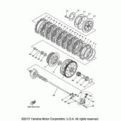 Схема узла: Сцепление Yamaha XTZ1200 Super Tenere