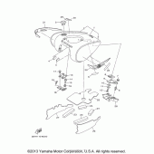 Схема узла: Топливный бак Yamaha XV1900 Stratoliner S