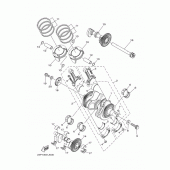 Схема узла: Коленчатый вал и Поршень Yamaha XTZ1200 Super Tenere ES