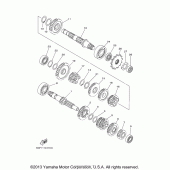 Схема вузла: Трансмісія Yamaha TT-R250 TT-R250