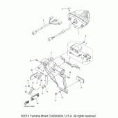Схема вузла: Задній ліхтар Yamaha YZF-R1 R1S Limited Edition