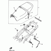 Схема узла: Сиденье Yamaha XJ400 Diversion (S-TYPE)