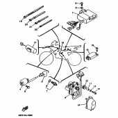 Схема вузла: Електроустаткування 1 Yamaha WR200R