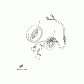 Схема узла: Generatrice Yamaha TT250R TT-R