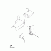 Схема вузла: Сидіння Yamaha YZF-R1 R1