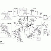 Схема вузла: Електроустаткування 1 Yamaha XJR400