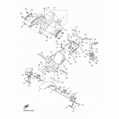 Схема вузла: Крило Yamaha VMX17 V-MAX