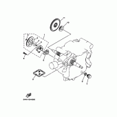 Схема вузла: Масляний насос Yamaha TTR90 TT-R90