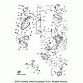 Схема вузла: Бічна кришка Yamaha XVS1300 V-Star Deluxe