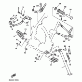 Схема узла: Support.refuse-pieds Yamaha DT125 DT125