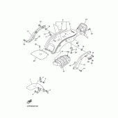 Схема узла: Pare-boue Yamaha XVS650 Drag Star