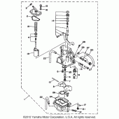 Схема узла: Карбюратор Yamaha WR200R
