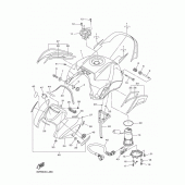 Схема узла: Топливный бак Yamaha FZ8 FZ8 (Naked, ABS)
