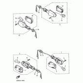 Схема вузла: Поворотники Yamaha XJ900 Diversion