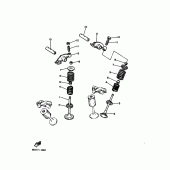 Схема вузла: Клапан Yamaha XV1100 Virago Special