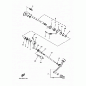 Схема вузла: Вал перемикання Yamaha XSR900/MTM850 XSR900 Abarth