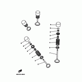 Схема вузла: Клапан Yamaha TT-R250 TT-R250