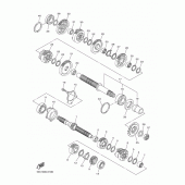 Схема вузла: Трансмісія Yamaha FZ1 FZ1 FAZER (S-TYPE)