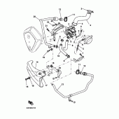 Схема узла: Выхлоп Yamaha BT1100 Bulldog
