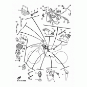 Схема вузла: Електроустаткування 1 Yamaha YZ450F YZ450F