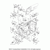 Схема узла: Рама Yamaha XV1900 Raider SCL