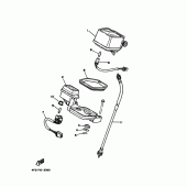 Схема вузла: Панель приладів Yamaha XT225 XT225