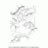 Схема вузла: Крило Yamaha XV1900 Raider S