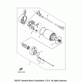 Схема вузла: Електричний стартер Yamaha TTR230 TT-R230