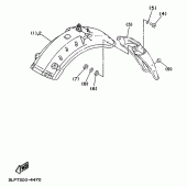 Схема вузла: Варіант (ШАСІ) Yamaha XV1100 Virago