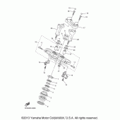 Схема вузла: Рульовий механізм Yamaha FZ1 FZ1