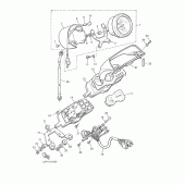 Схема вузла: Панель приладів Yamaha VMX12 V-MAX