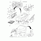 Схема узла: Сиденье Yamaha MT03 MT-03