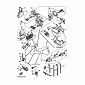 Схема узла: Электрооборудование 1 Yamaha YP250 Grand Majesty