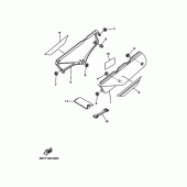 Схема вузла: Боковая крышка Yamaha XT350 XT350