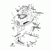 Схема узла: Топливный бак Yamaha XVS1100 Drag Star Classic