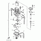 Схема вузла: Карбюратор Yamaha YZ250 YZ250