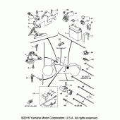 Схема вузла: Електроустаткування 2 Yamaha XV1900 Raider