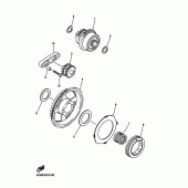 Схема вузла: Привід стартера Yamaha WR250 WR250F