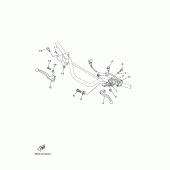 Схема вузла: Пульт управління рульовий та Важель 2 Yamaha TTR125 TT-R125