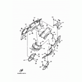 Схема вузла: Бічна кришка Yamaha MT07/MTT690 MT-07