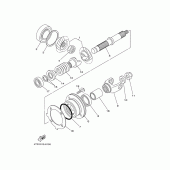 Схема узла: Промежуточная передача Yamaha XVS650 Drag Star