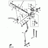 Схема вузла: Передній гальмівний циліндр Yamaha XJ400 Diversion (S-TYPE)